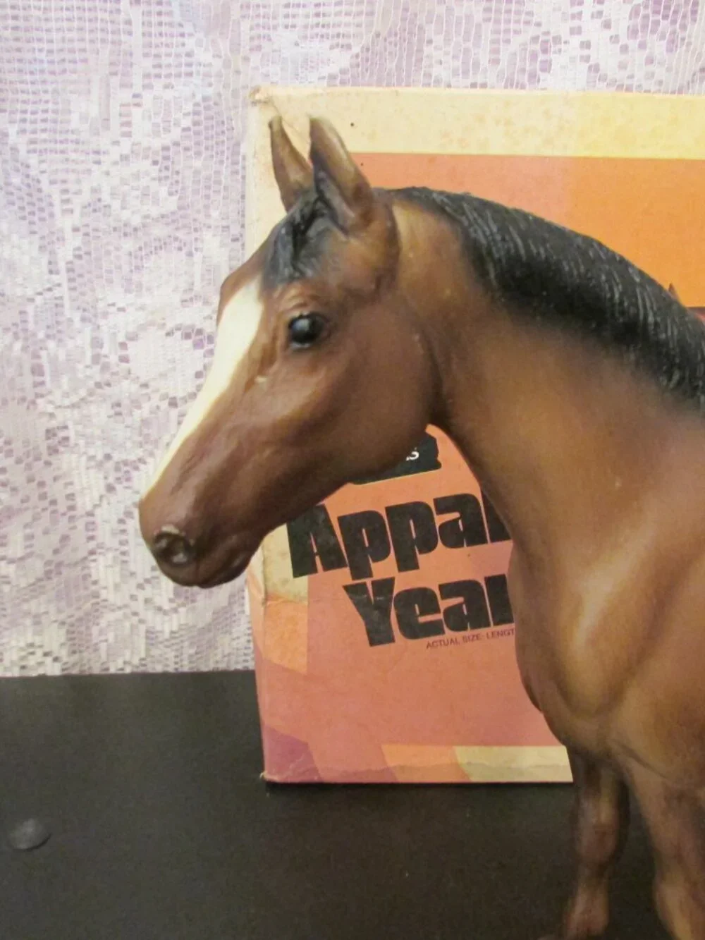 Breyer Vintage Sandy Bay Appaloosa Quarter Horse Yearling #103 1971-1988 w/box - Picture 2 of 16